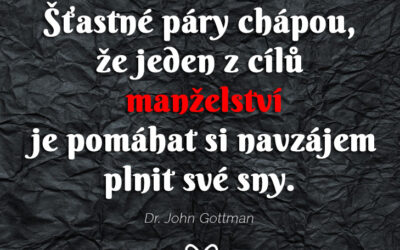 Štastné manželství a&nbsp;vzájemná podpora
