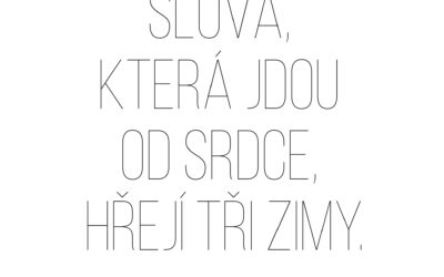 Od srdce k&nbsp;srdci. Láska hřeje!